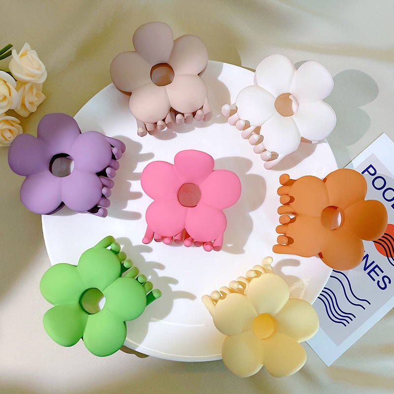 SaffPrincess Flower Claw Clips