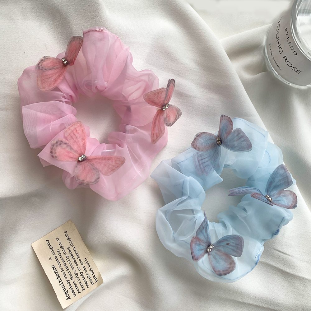 Butterfly Dream Clouds Scrunchie