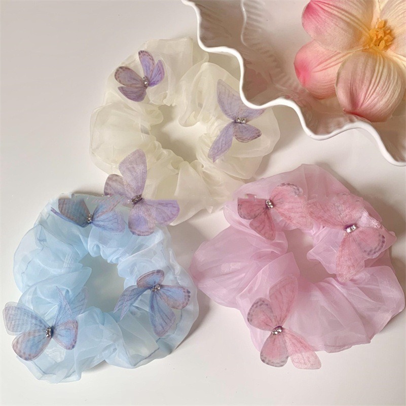 Butterfly Dream Clouds Scrunchie