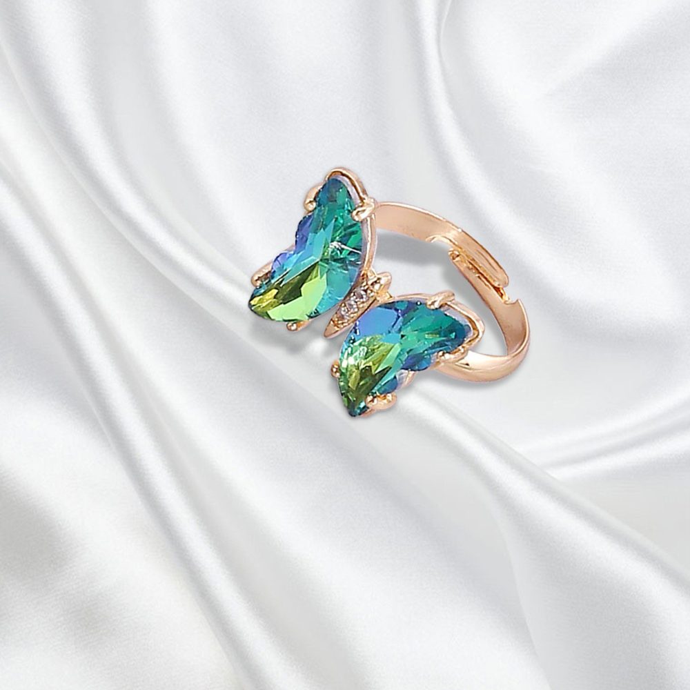 Butterfly Gemstone Ring