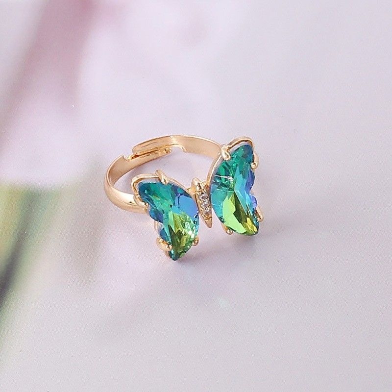 Butterfly Gemstone Ring