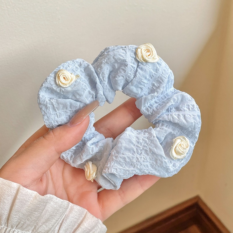 February Clouds Scrunchie